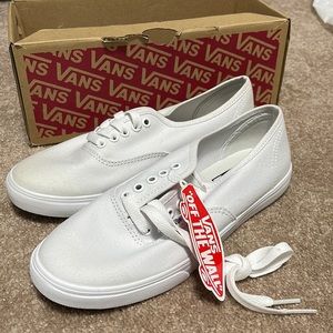 NWT WHITE VANS